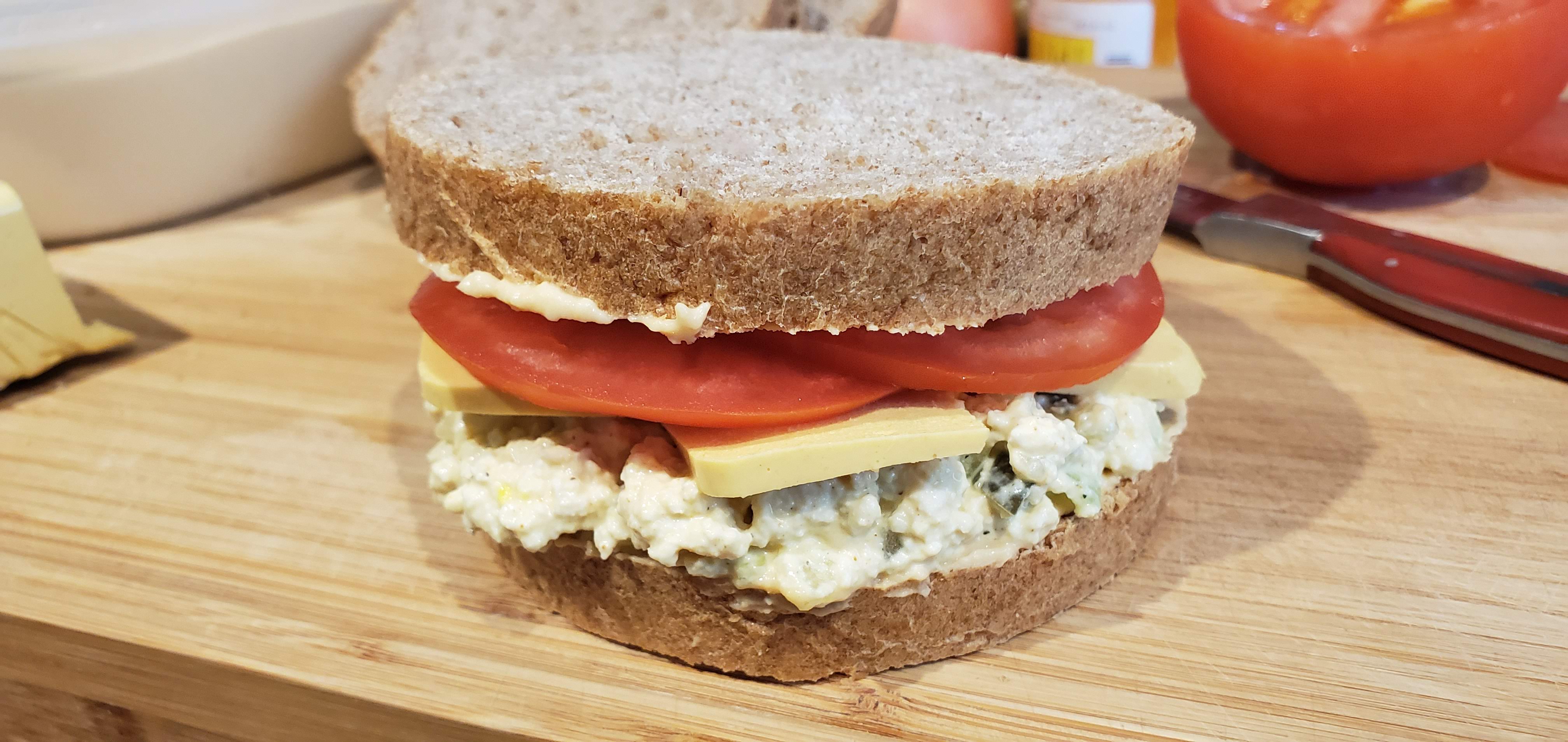 Plant-based Egg Salad Sandwiches