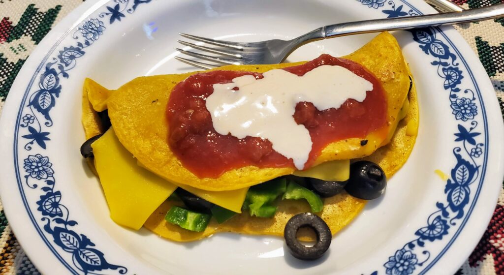 Plant-based Veggie Omelet